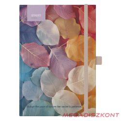   Notesz vonalas STREET Flowers Medaw A/5 96 lapos gumis keményfedelű