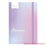 Notesz vonalas STREET Dictionary Memories A/5 96 lapos gumis keményfedelű