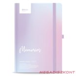 Notesz vonalas STREET Dictionary Memories A/5 96 lapos gumis keményfedelű