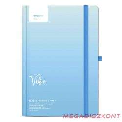   Notesz vonalas STREET Dictionary Vibe A/5 96 lapos gumis keményfedelű