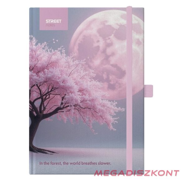 Notesz vonalas STREET Tress edition awaken A/5 96 lapos gumis keményfedelű