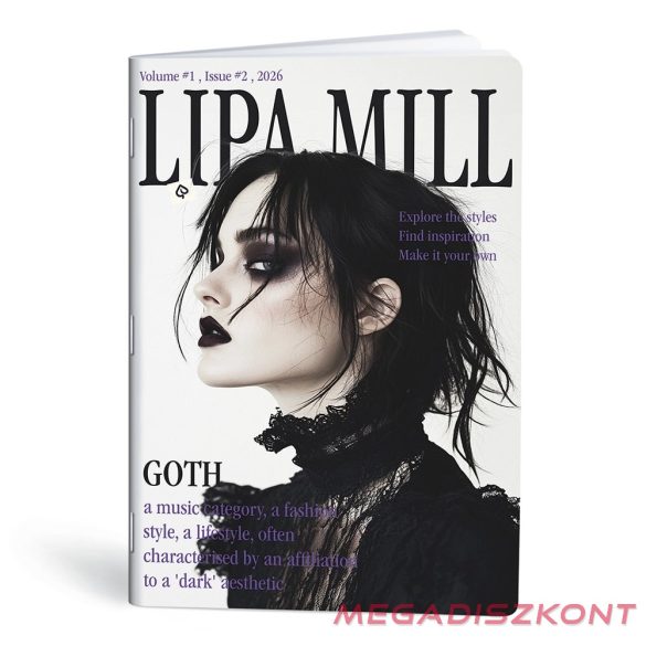 Füzet vonalas LIPAMILL A/4 40 lapos Style magazine