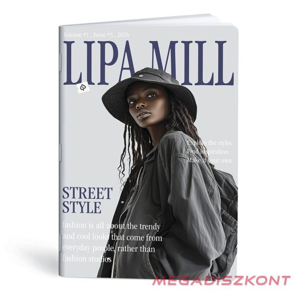 Füzet vonalas LIPAMILL A/4 40 lapos Style magazine