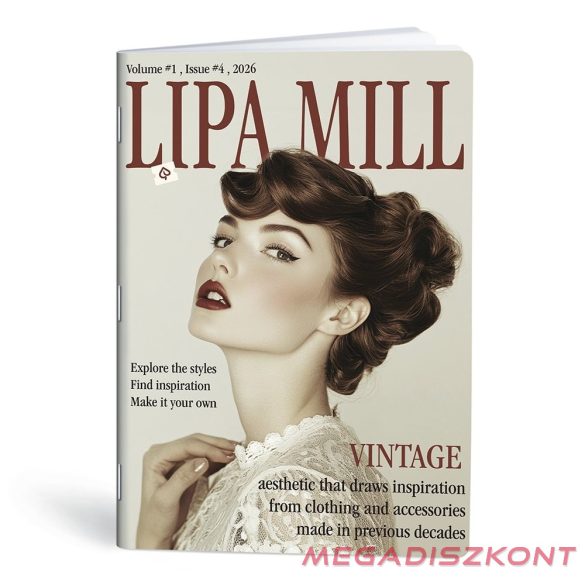 Füzet vonalas LIPAMILL A/4 40 lapos Style magazine