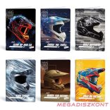 Füzet vonalas LIPAMILL A/4 40 lapos Born to ride