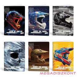 Füzet vonalas LIPAMILL A/4 40 lapos Born to ride