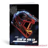 Füzet vonalas LIPAMILL A/4 40 lapos Born to ride