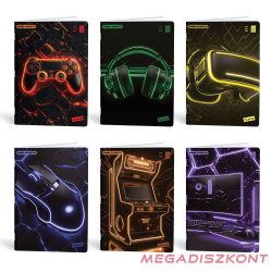 Füzet vonalas LIPAMILL A/4 40 lapos Game on