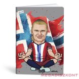 Füzet kockás LIPAMILL A/4 40 lapos Football icons