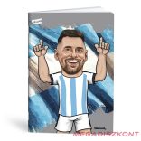 Füzet kockás LIPAMILL A/4 40 lapos Football icons