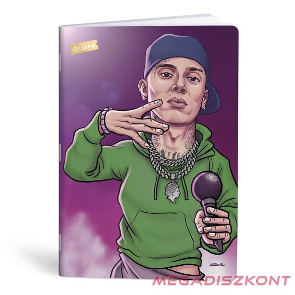 Füzet kockás LIPAMILL A/4 40 lapos Pop icons