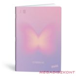 Füzet vonalas LIPAMILL A/4 40 lapos Pastel