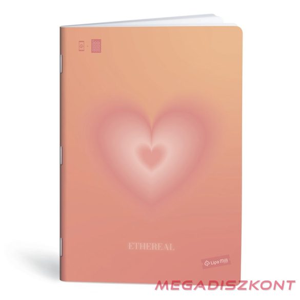 Füzet vonalas LIPAMILL A/4 40 lapos Pastel