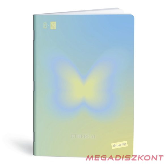 Füzet vonalas LIPAMILL A/4 40 lapos Pastel