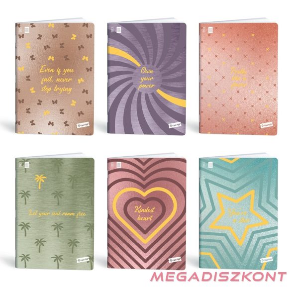 Füzet vonalas LIPAMILL A/4 40 lapos Elegance