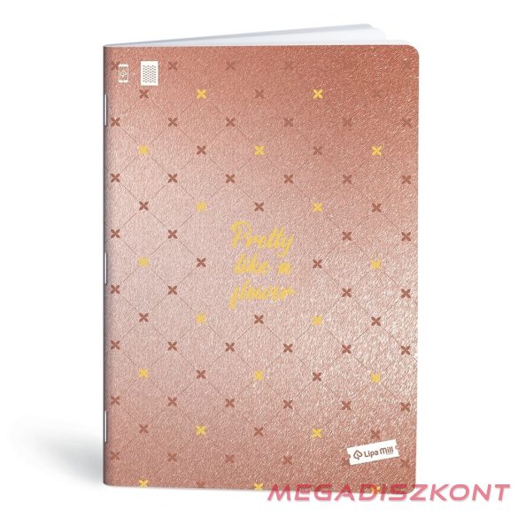 Füzet vonalas LIPAMILL A/4 40 lapos Elegance