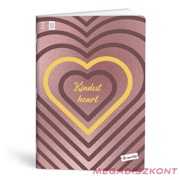 Füzet kockás LIPAMILL A/4 40 lapos Elegance