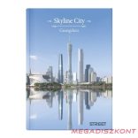 Beírókönyv kockás STREET A/4 96 lapos Skyline keményfedelű vegyes mintákkal