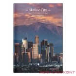 Beírókönyv vonalas STREET A/5 96 lapos Skyline keményfedelű vegyes mintákkal