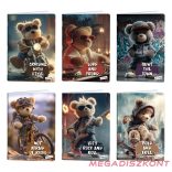 Füzet vonalas LIPAMILL A/4 40 lapos Teddy Bear