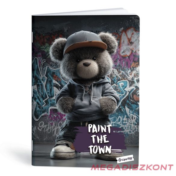 Füzet vonalas LIPAMILL A/4 40 lapos Teddy Bear