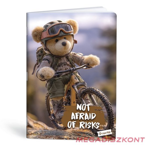 Füzet vonalas LIPAMILL A/4 40 lapos Teddy Bear