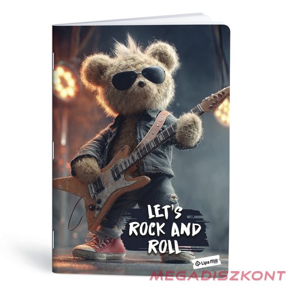 Füzet vonalas LIPAMILL A/4 40 lapos Teddy Bear
