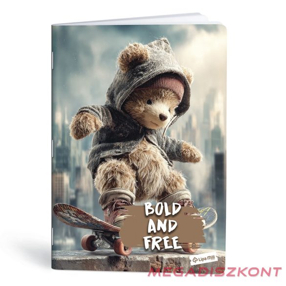 Füzet vonalas LIPAMILL A/4 40 lapos Teddy Bear