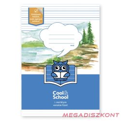 Füzet vonalas Okos Bagoly A/5 14-32 1.osztályos bekötött