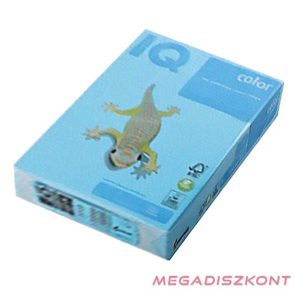 Fénymásolópapír színes IQ Color A/4 160 gr intenzív azúrkék  AB48 250 ív/csomag