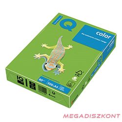   Fénymásolópapír színes IQ Color A/4 80 gr intenzív májuszöld MA42 500 ív/csomag