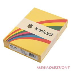   Fénymásolópapír színes KASKAD A/4 160 gr repce sárga 56 250 ív/csomag