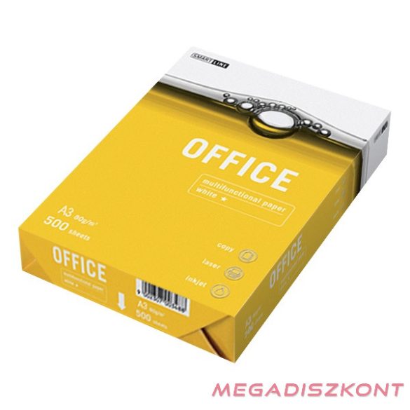 Fénymásolópapír SMARTLINE Office A/3 80 gr 500 ív/csomag