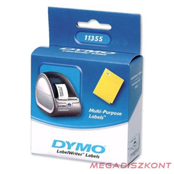 Etikett DYMO Label Writer 19x51 mm 500 db/tekercs fehér
