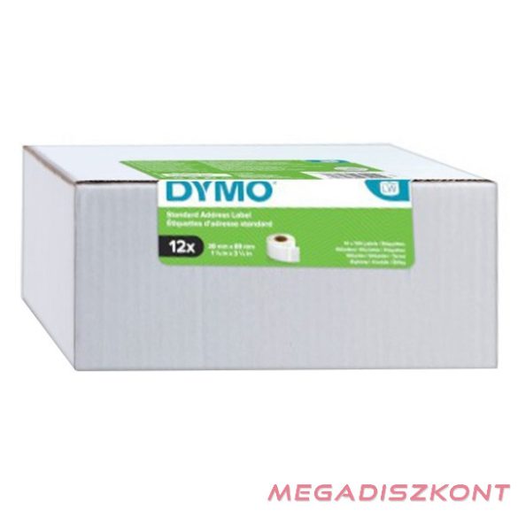 Etikett DYMO Label Writer 28x89 mm 130 címke/doboz