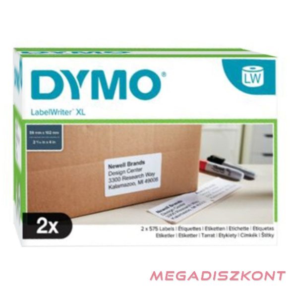 Etikett DYMO Label Writer 59x102 mm 575 db/tekercs