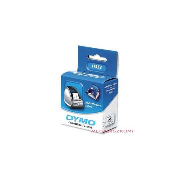 Etikett DYMO Label Writer 12x24 mm 1000 db/tekercs fehér