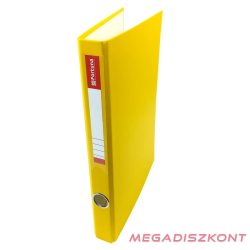 Gyűrűskönyv FORTUNA A/4 35mm 4 gyűrű sárga