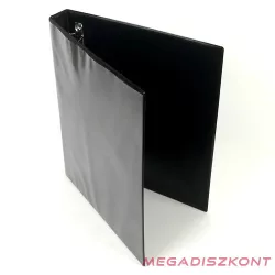 Gyűrűskönyv panorámás 40mm 4 gyűrű fekete
