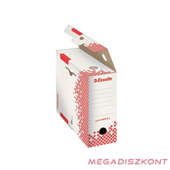 Archiváló doboz ESSELTE Speedbox A/4 100 mm karton fehér újrahasznosított