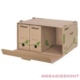 Archiváló konténer dobozoknak ESSELTE Eco 439x259x340 mm előre nyíló tetővel barna