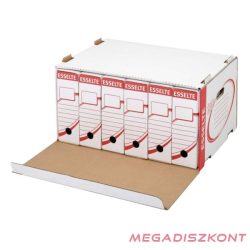   Archiváló konténer dobozoknak ESSELTE 360x258x540 mm előre nyíló tetővel fehér
