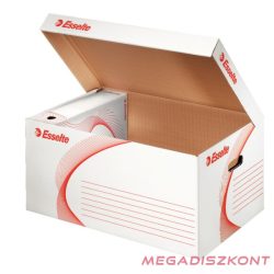   Archiváló konténer dobozoknak ESSELTE 365x255x550 mm felfelé nyíló tetővel fehér