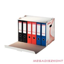   Archiváló konténer iratrendezőnek ESSELTE 525x338x306mm előre nyíló tetővel fehér