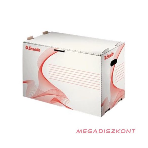 Archiváló konténer iratrendezőnek ESSELTE 525x338x306mm előre nyíló tetővel fehér
