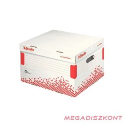  Archiváló konténer dobozoknak ESSELTE Speedbox L 433x263x364 mm felfelé nyíló tetővel fehér