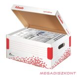 Archiváló konténer dobozoknak ESSELTE Speedbox S 355x193x252 mm felfelé nyíló tetővel fehér