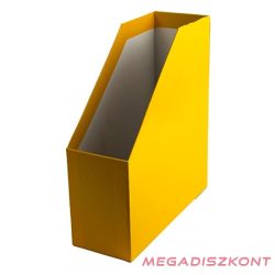 Irattartó papucs 90 mm karton fóliás sárga
