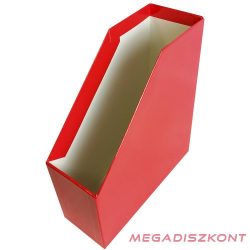   Irattartó papucs FORTUNA Elegant 90 mm karton fóliás piros