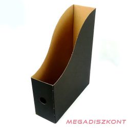   Irattartó papucs FORTUNA 80 mm karton összehajtható fekete